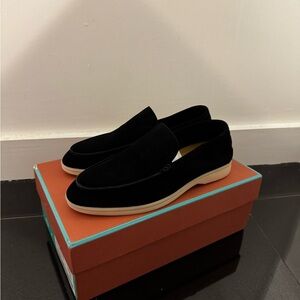 Loro Piana Black Summer Walks Size 41